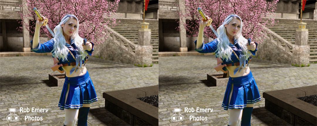 BabyDoll at a Japanese temple